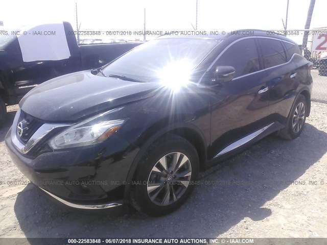 5N1AZ2MG4FN245792 - 2015 NISSAN MURANO S/SL/SV/PLATINUM BLACK photo 2