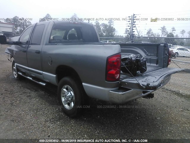 1D7KS28C07J572547 - 2007 DODGE RAM 2500 ST/SLT GRAY photo 3