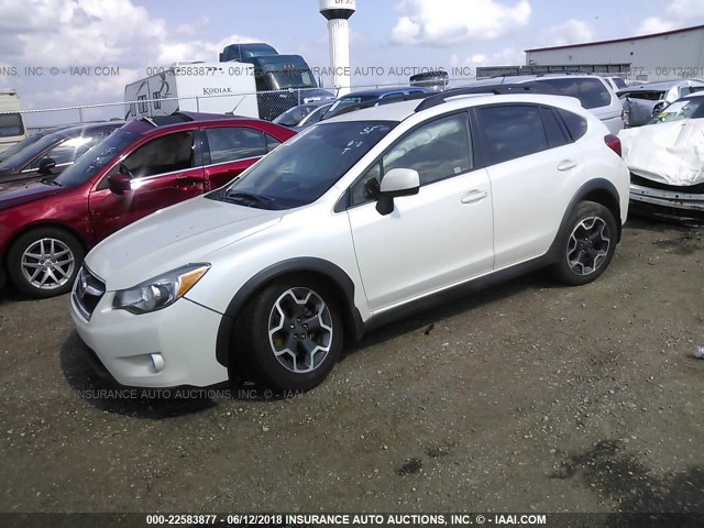 JF2GPACC7E8269676 - 2014 SUBARU XV CROSSTREK 2.0 PREMIUM WHITE photo 2