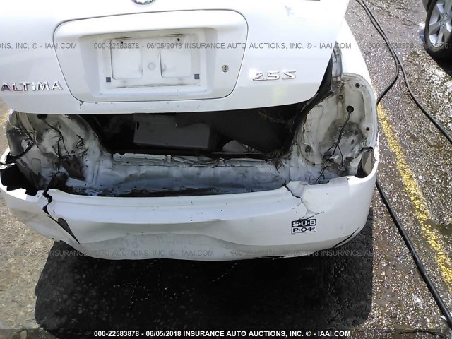 1N4AL11D92C280978 - 2002 NISSAN ALTIMA S/SL WHITE photo 6