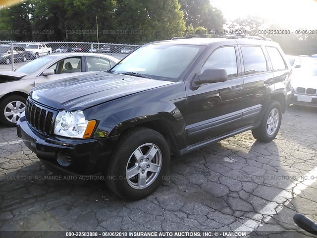 1J4GS48K25C670185 - 2005 JEEP GRAND CHEROKEE LAREDO/COLUMBIA/FREEDOM 黑色 照片 2