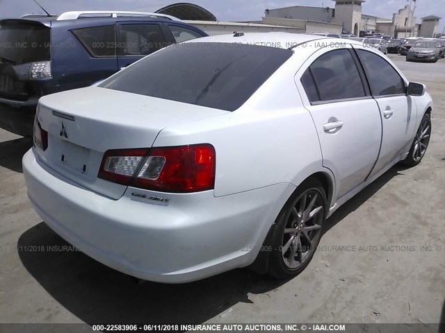 4A32B3FF0CE025064 - 2012 MITSUBISHI GALANT ES/SE WHITE photo 4