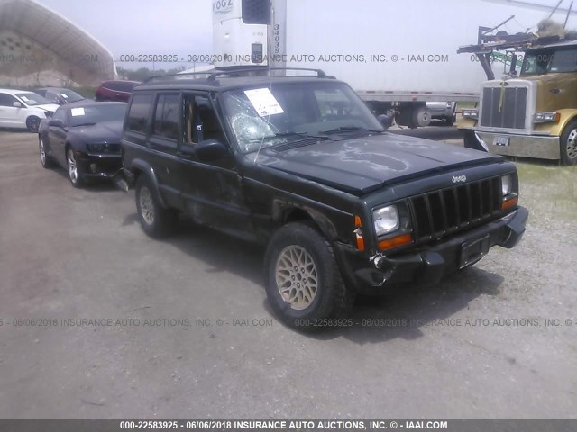 1J4FJ78S9VL519098 - 1997 JEEP CHEROKEE COUNTRY GREEN photo 1