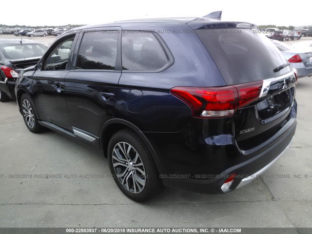 JA4AD2A32JZ052637 - 2018 MITSUBISHI OUTLANDER ES 黑色 照片 3