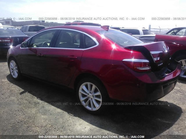 1G4PR5SK3G4109891 - 2016 BUICK VERANO CONVENIENCE RED photo 3