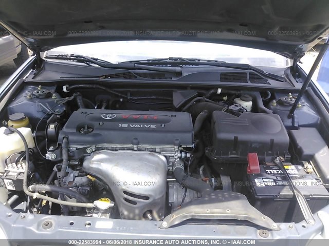 4T1BE32K44U904972 - 2004 TOYOTA CAMRY LE/XLE/SE BLUE photo 10