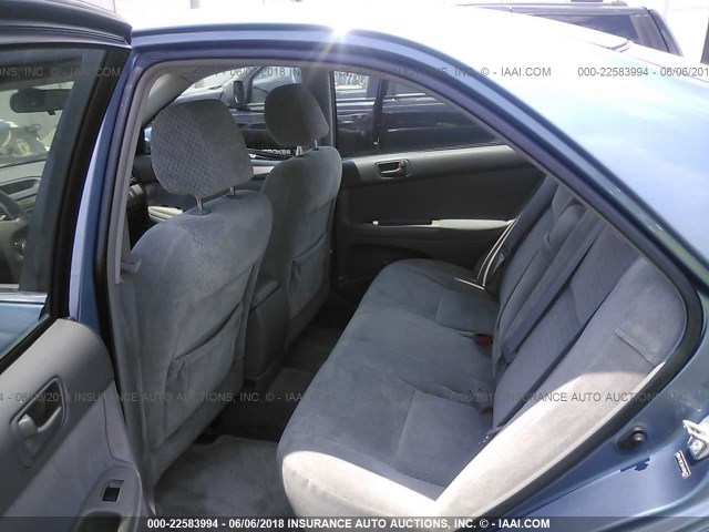 4T1BE32K44U904972 - 2004 TOYOTA CAMRY LE/XLE/SE BLUE photo 8