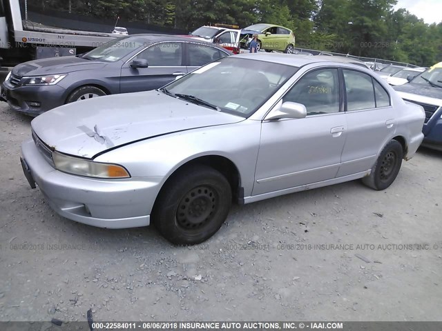 4A3AA46G7YE088196 - 2000 MITSUBISHI GALANT ES SILVER photo 2