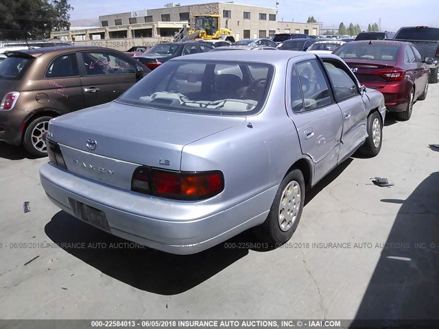 JT2BG12K3T0354682 - 1996 TOYOTA CAMRY DX/LE/XLE BLUE photo 4