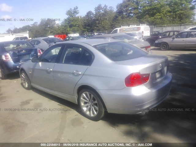 WBAPK5C53BF125231 - 2011 BMW 328 XI SULEV SILVER photo 3