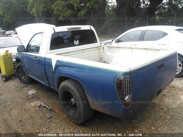 1GCCS148158127605 - 2005 CHEVROLET COLORADO WHITE photo 3