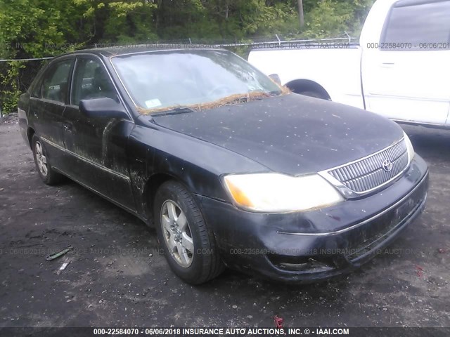 4T1BF28B61U123820 - 2001 TOYOTA AVALON XL/XLS BLACK photo 1