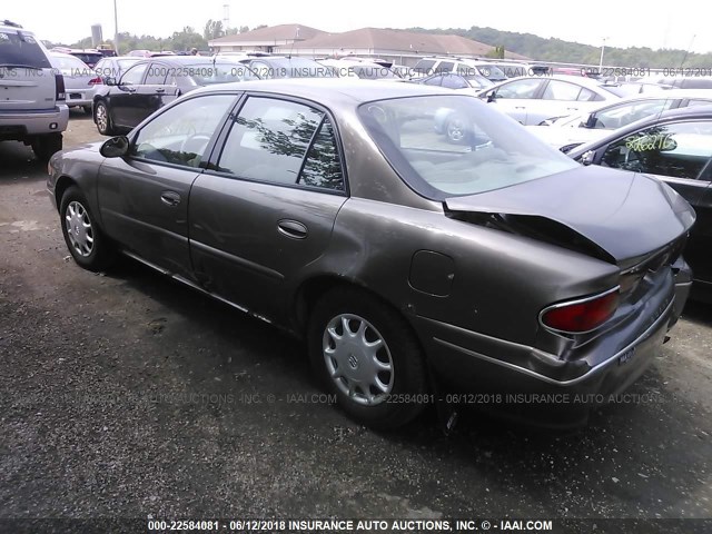 2G4WS52J331194308 - 2003 BUICK CENTURY CUSTOM TAN photo 3