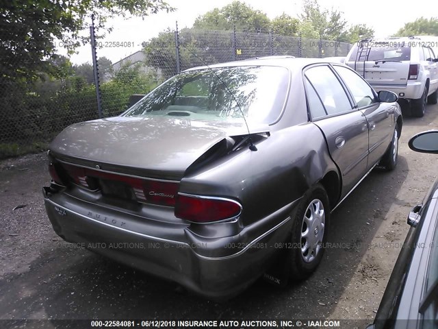 2G4WS52J331194308 - 2003 BUICK CENTURY CUSTOM TAN photo 4