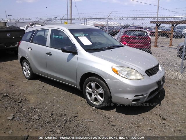 2T1KR32E93C071863 - 2003 TOYOTA COROLLA MATRIX XR SILVER photo 1