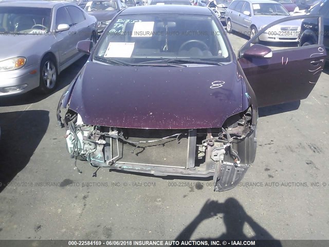 JTKDE177250043864 - 2005 TOYOTA SCION TC 勃艮第红 照片 6