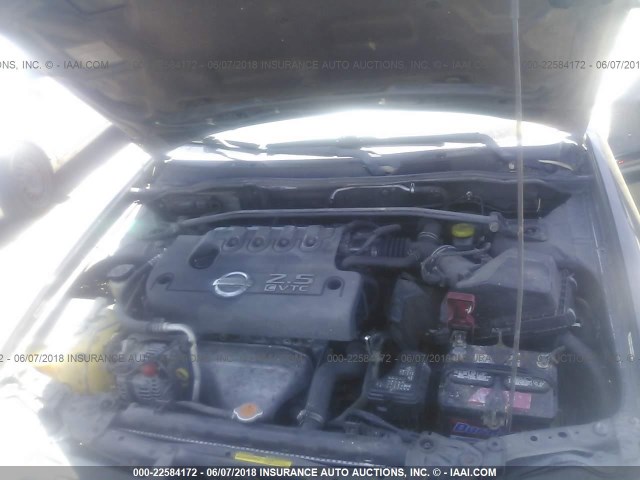 3N1AB51D56L470164 - 2006 NISSAN SENTRA SE-R SPEC V BLACK photo 10