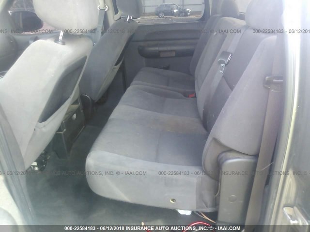 3GTEK23399G248337 - 2009 GMC SIERRA K1500 SLE GRAY photo 8