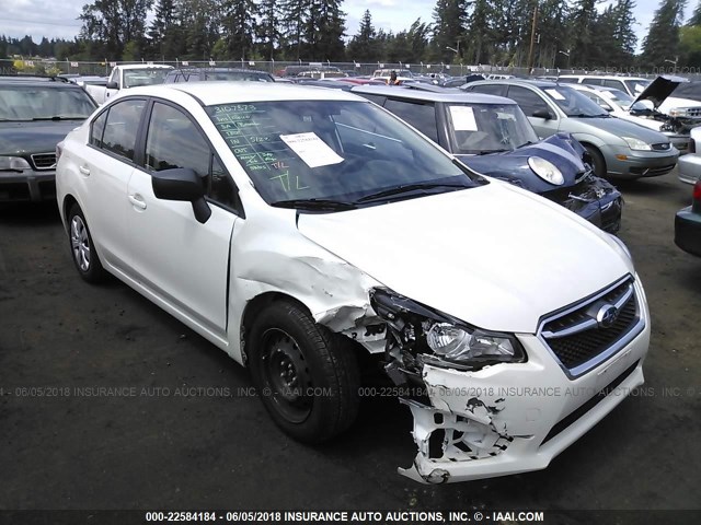 JF1GJAA67FH017978 - 2015 SUBARU IMPREZA WHITE photo 6