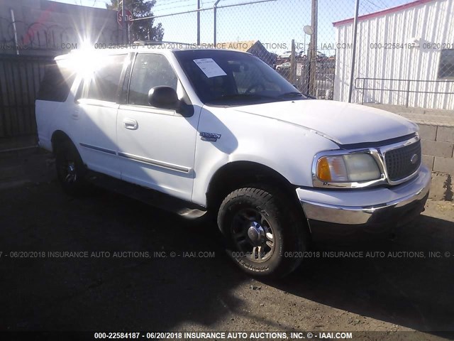 1FMPU16L3YLC01276 - 2000 FORD EXPEDITION XLT WHITE photo 1
