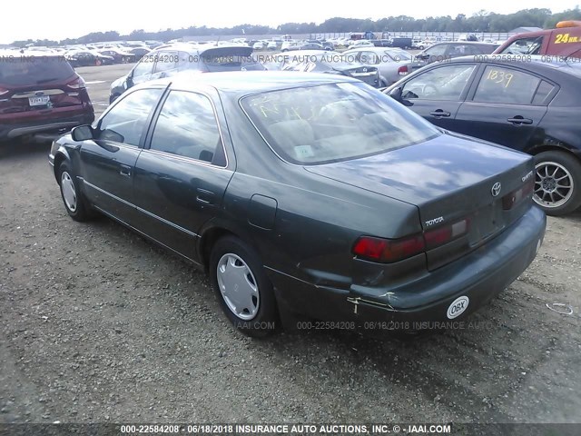 4T1BG22K3XU576159 - 1999 TOYOTA CAMRY CE/LE/XLE GREEN photo 3