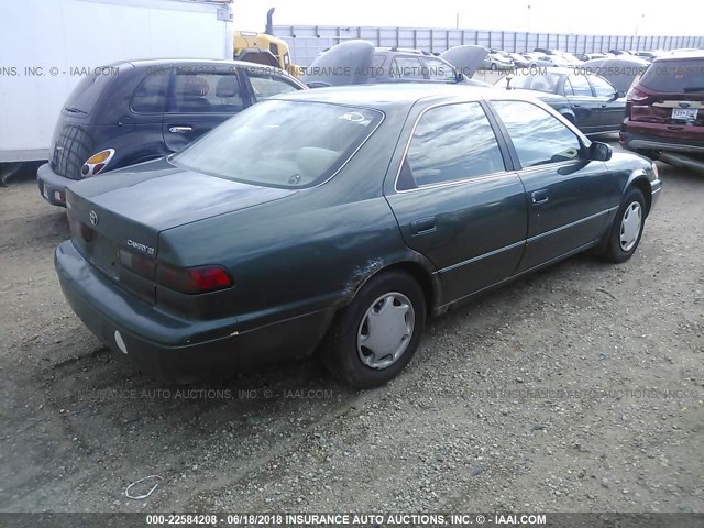 4T1BG22K3XU576159 - 1999 TOYOTA CAMRY CE/LE/XLE GREEN photo 4