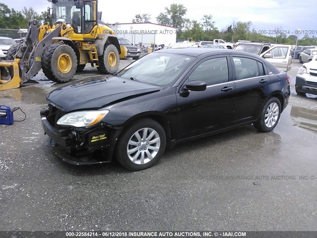 1C3CCBBG7DN514774 - 2013 CHRYSLER 200 TOURING BLACK photo 2