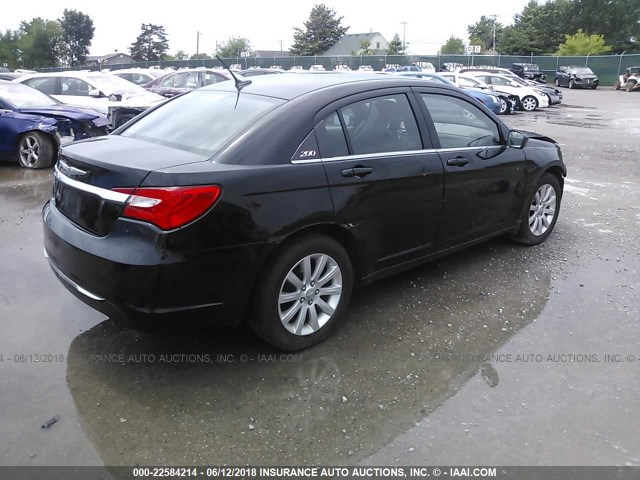 1C3CCBBG7DN514774 - 2013 CHRYSLER 200 TOURING BLACK photo 4