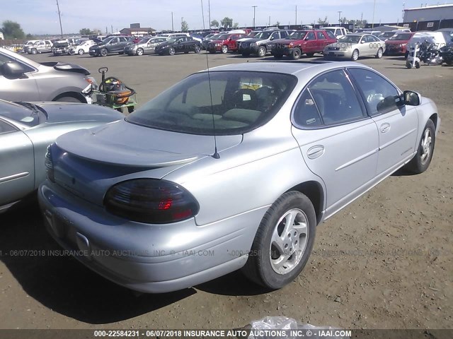 1G2WJ52K7XF334282 - 1999 PONTIAC GRAND PRIX SE SILVER photo 4