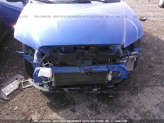 4A4AR3AU2FE014161 - 2015 MITSUBISHI OUTLANDER SPORT ES BLUE photo 6