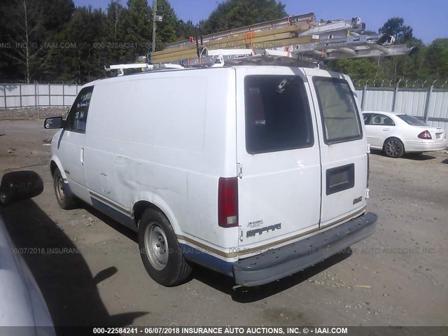 1GTDM19W4YB538963 - 2000 GMC SAFARI XT WHITE photo 3