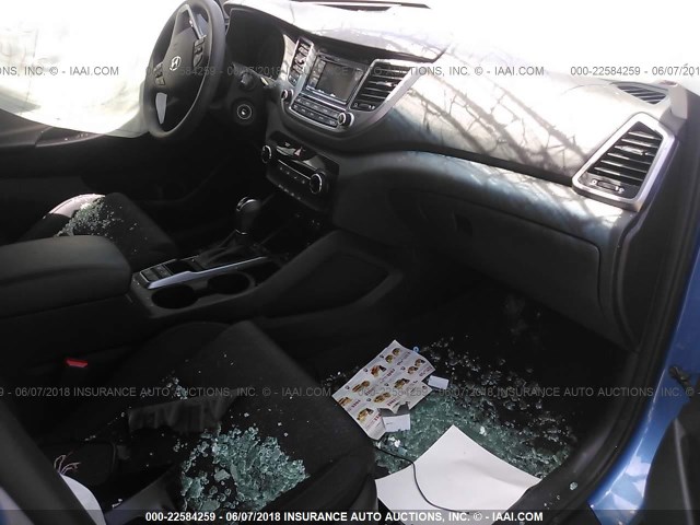 KM8J3CA45GU157374 - 2016 HYUNDAI TUCSON LIMITED/SPORT AND ECO/SE BLUE photo 5