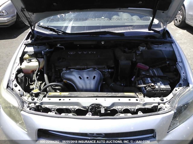 JTKDE167070219850 - 2007 TOYOTA SCION TC 银色 照片 10