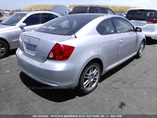 JTKDE167070219850 - 2007 TOYOTA SCION TC 银色 照片 4