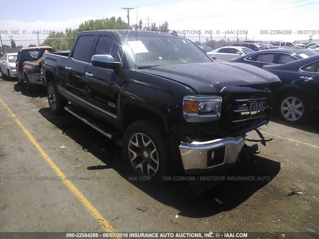 3GTU2VEC0FG299781 - 2015 GMC SIERRA K1500 SLT BLACK photo 1