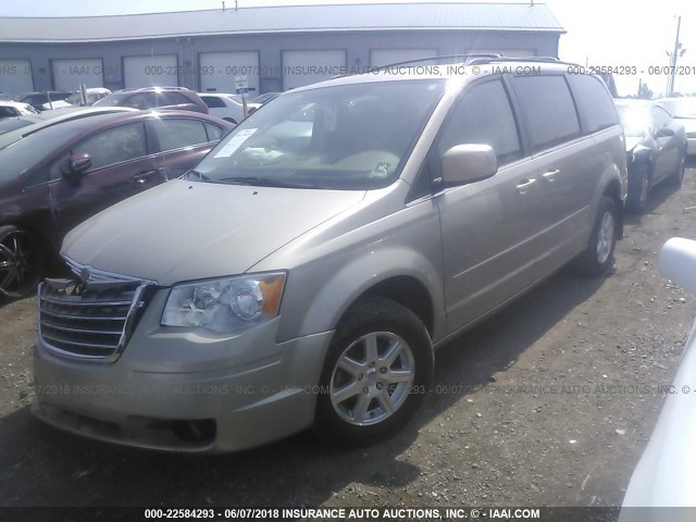 2A8HR54P58R773358 - 2008 CHRYSLER TOWN & COUNTRY TOURING BEIGE photo 2
