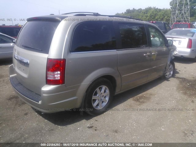 2A8HR54P58R773358 - 2008 CHRYSLER TOWN & COUNTRY TOURING BEIGE photo 4