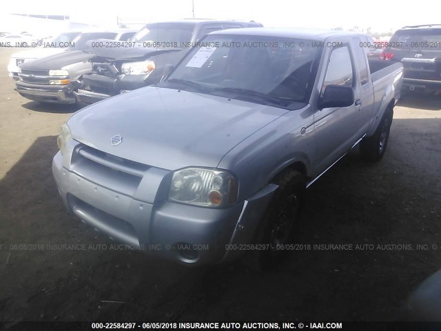 1N6ED26T44C469438 - 2004 NISSAN FRONTIER KING CAB XE V6 SILVER photo 2