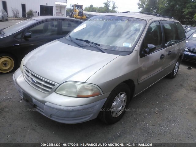 2FMZA5145YBC95296 - 2000 FORD WINDSTAR LX TAN photo 2