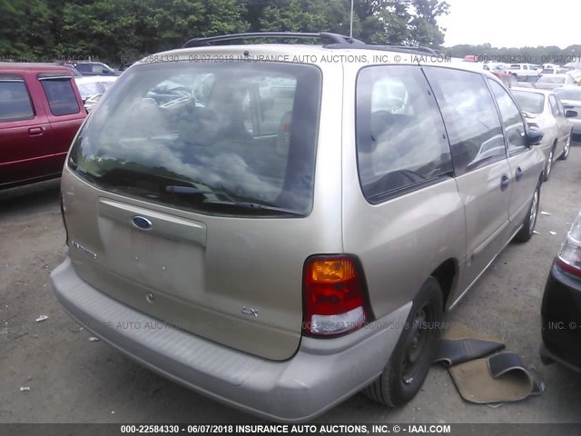 2FMZA5145YBC95296 - 2000 FORD WINDSTAR LX TAN photo 4