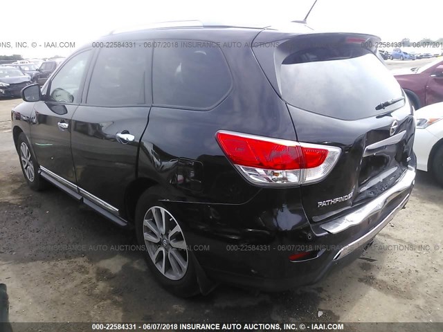 5N1AR2MN5EC655042 - 2014 NISSAN PATHFINDER S/SV/SL/PLATINUM 黑色 照片 3