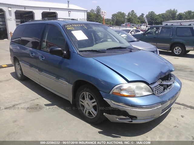 2FMZA56413BB10243 - 2003 FORD WINDSTAR SEL BLUE photo 1