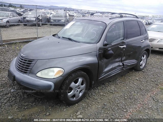 3C4FY48B22T319678 - 2002 CHRYSLER PT CRUISER CLASSIC GRAY photo 2