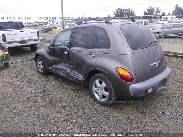 3C4FY48B22T319678 - 2002 CHRYSLER PT CRUISER CLASSIC GRAY photo 3