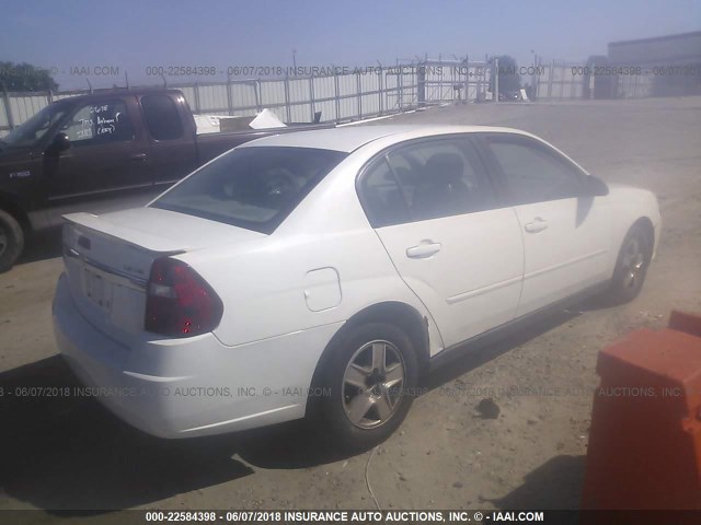 1G1ZT52885F100178 - 2005 CHEVROLET MALIBU LS 白色 照片 4