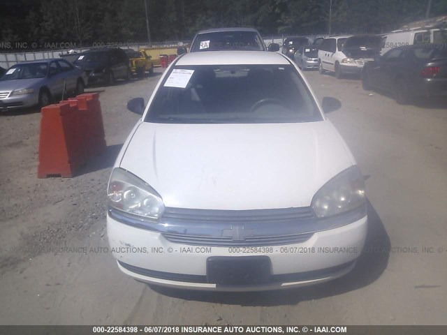 1G1ZT52885F100178 - 2005 CHEVROLET MALIBU LS 白色 照片 6
