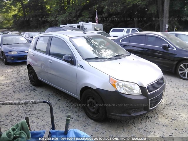 KL1TD66E89B320926 - 2009 CHEVROLET AVEO LS/LT 银色 照片 1