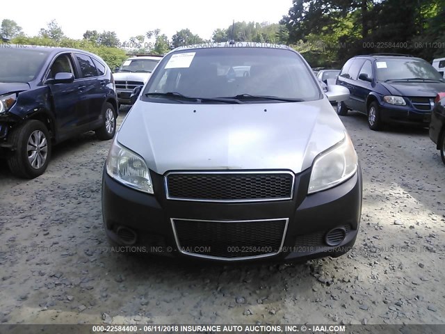 KL1TD66E89B320926 - 2009 CHEVROLET AVEO LS/LT 银色 照片 6