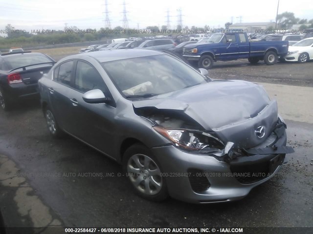 JM1BL1TF0D1723272 - 2013 MAZDA 3 I SILVER photo 1