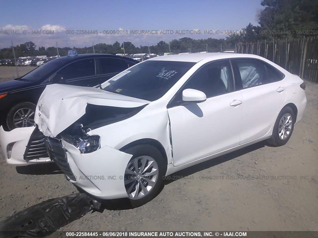 4T4BF1FK4GR556516 - 2016 TOYOTA CAMRY LE/XLE/SE/XSE 白色 照片 2
